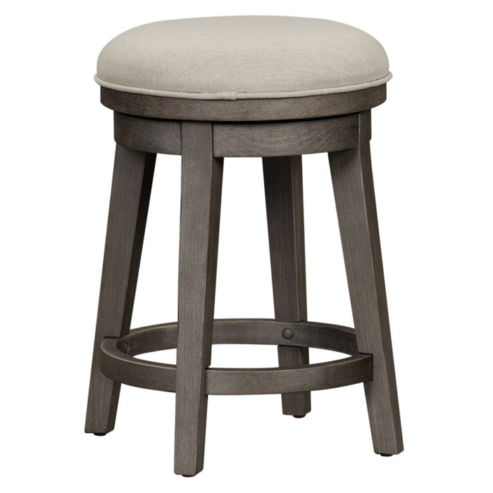 Modern Farmhouse - Console Swivel Stool – Counter Height (24"-27") by Liberty Furniture at Furniture Wholesale Plus , Nashville furniture store