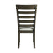 Colorado - Dining Height Side Chair (Set of 2) - Charcoal – Chair Sets by Elements International at Furniture Wholesale Plus , Nashville furniture store