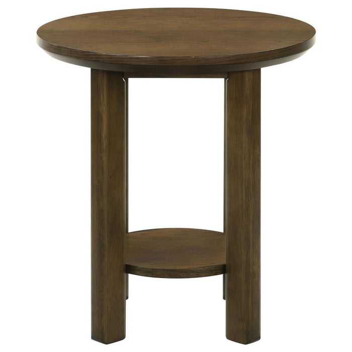 Ottowa - Round Wood Table With Shelf – End Tables by Coaster Fine Furniture at Furniture Wholesale Plus , Nashville furniture store
