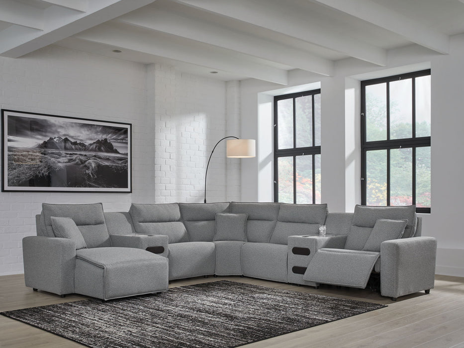 ModMax II - Salt And Pepper - Reclining Sectional – Reclining Sectionals by Signature Design by Ashley® at Furniture Wholesale Plus , Nashville furniture store