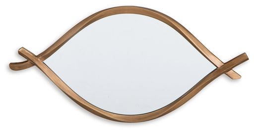 Bartner - Accent Mirror - Antique Gold Finish – Accent Mirrors by Signature Design by Ashley® at Furniture Wholesale Plus , Nashville furniture store