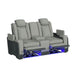 Lantana - Power Motion Loveseat With Power Headrest, LED, And Console – Reclining Loveseats by Elements International at Furniture Wholesale Plus , Nashville furniture store
