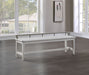 Pendleton - Dining Bench - White – Dining Benches by Steve Silver Furniture at Furniture Wholesale Plus , Nashville furniture store