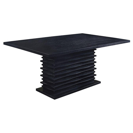 Stanton - Rectangular Dining Table - Black - Premium Dining Tables from CoasterEssence - Just $719! Shop now at Furniture Wholesale Plus  We are the best furniture store in Nashville, Hendersonville, Goodlettsville, Madison, Antioch, Mount Juliet, Lebanon, Gallatin, Springfield, Murfreesboro, Franklin, Brentwood