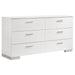 Felicity - 6-Drawer Dresser – Dressers by CoasterEssence at Furniture Wholesale Plus , Nashville furniture store