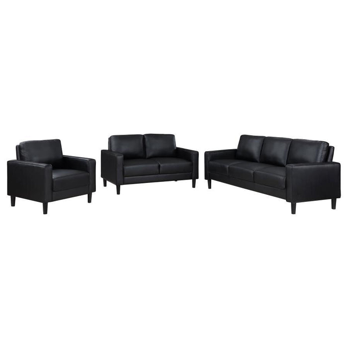 Ruth - Upholstered Track Arm Sofa Set - Premium Stationary Sofas & Loveseats from Coaster Fine Furniture - Just $909! Shop now at Furniture Wholesale Plus  We are the best furniture store in Nashville, Hendersonville, Goodlettsville, Madison, Antioch, Mount Juliet, Lebanon, Gallatin, Springfield, Murfreesboro, Franklin, Brentwood