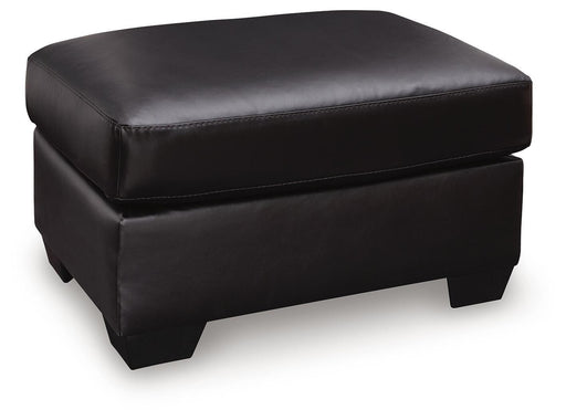 Glennbre - Ottoman - Midnight – Upholstered Ottomans by Signature Design by Ashley® at Furniture Wholesale Plus , Nashville furniture store