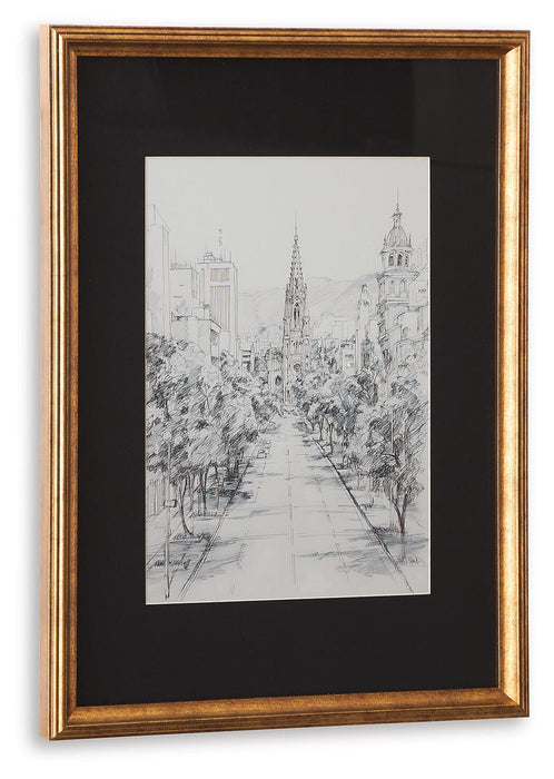 Lemmill - Wall Art - Black / White – Framed Prints by Signature Design by Ashley® at Furniture Wholesale Plus , Nashville furniture store