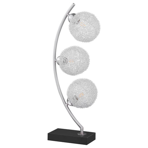 Claudia - Woven Spherical Metal Table Lamp - Black - Premium Table Lamps from Coaster Fine Furniture - Just $159! Shop now at Furniture Wholesale Plus  We are the best furniture store in Nashville, Hendersonville, Goodlettsville, Madison, Antioch, Mount Juliet, Lebanon, Gallatin, Springfield, Murfreesboro, Franklin, Brentwood