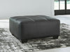 Brixley Pier - Oversized Accent Ottoman - Graphite – Accent Ottomans by Benchcraft® at Furniture Wholesale Plus , Nashville furniture store