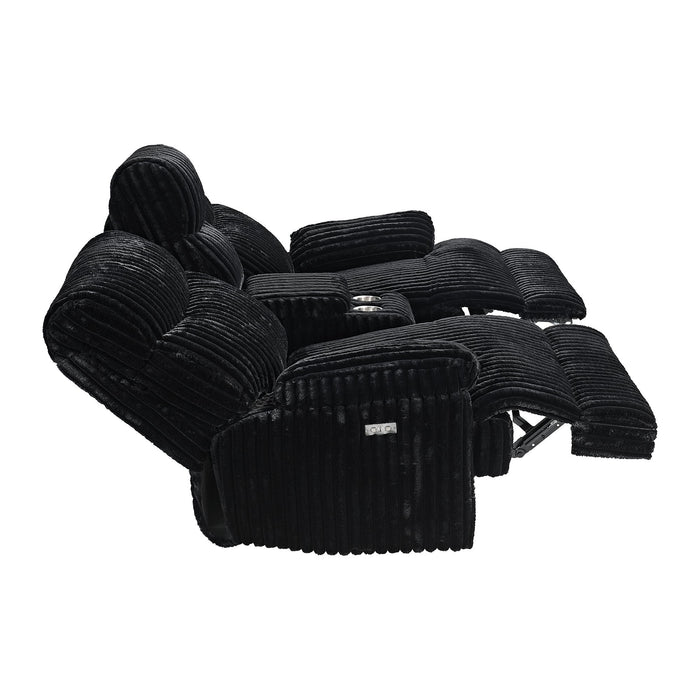 Admiral - Motion Loveseat With Console – Reclining Loveseats by Elements International at Furniture Wholesale Plus , Nashville furniture store