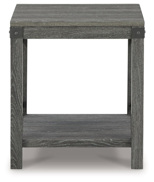 Freedan - Square End Table - Grayish Brown – End Tables by Signature Design by Ashley® at Furniture Wholesale Plus , Nashville furniture store
