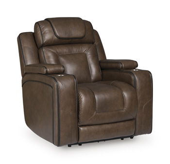 Mestrino - Power Recliner With Adjustable Headrest - Hickory – Reclining Chairs by Signature Design by Ashley® at Furniture Wholesale Plus , Nashville furniture store