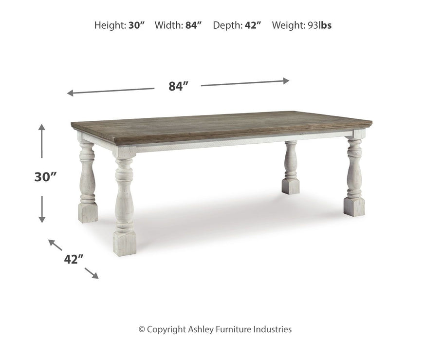 Havalance - Rectangular Dining Room Table - White / Gray – Dining Tables by Millennium® by Ashley at Furniture Wholesale Plus , Nashville furniture store