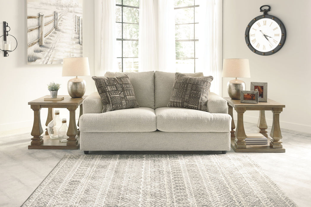 Soletren - 2 Pc. - Sofa, Loveseat - Stone – Stationary Sofas & Loveseats by Ashley Furniture at Furniture Wholesale Plus , Nashville furniture store