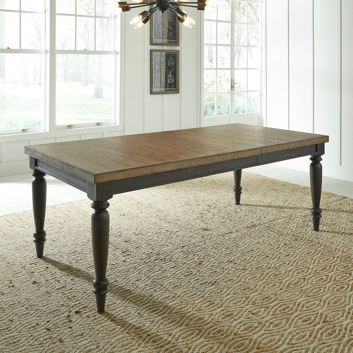 Harvest Home - Rectangular Leg Table - Chalkboard – Dining Tables by Liberty Furniture at Furniture Wholesale Plus , Nashville furniture store
