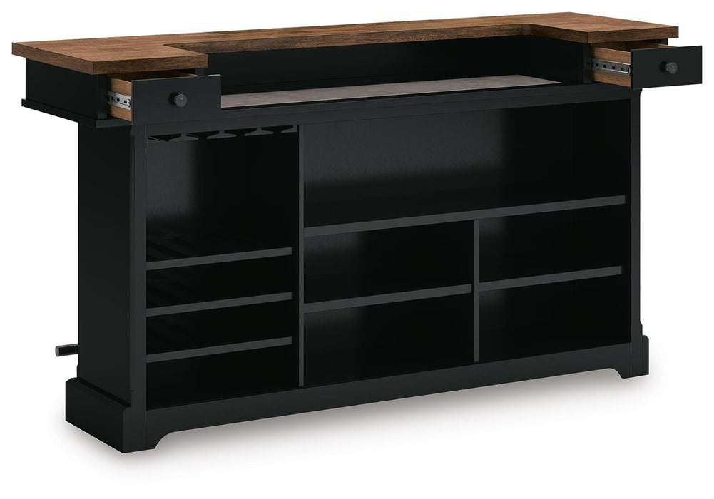 Wildenauer - Bar - Brown / Black – Bar Tables by Signature Design by Ashley® at Furniture Wholesale Plus , Nashville furniture store