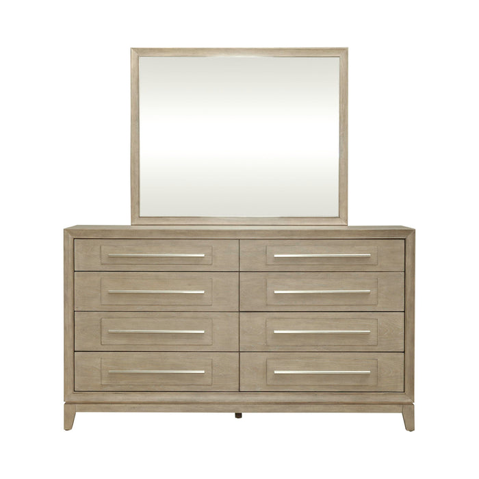 Brentwood - Dresser & Mirror - Sandstone – Dresser & Mirror by Liberty Furniture at Furniture Wholesale Plus , Nashville furniture store