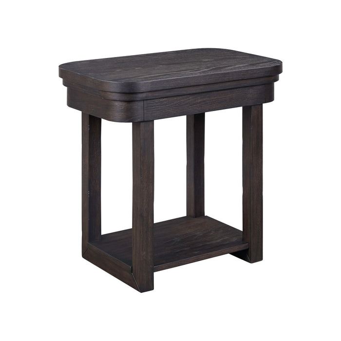 Weston - Chairside Table - Peppercorn – Chair Side Tables by Liberty Furniture at Furniture Wholesale Plus , Nashville furniture store