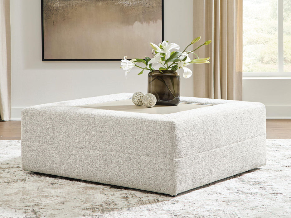 Ashbourne Estate - Oversized Accent Ottoman - Snowstone – Accent Ottomans by Signature Design by Ashley® at Furniture Wholesale Plus , Nashville furniture store