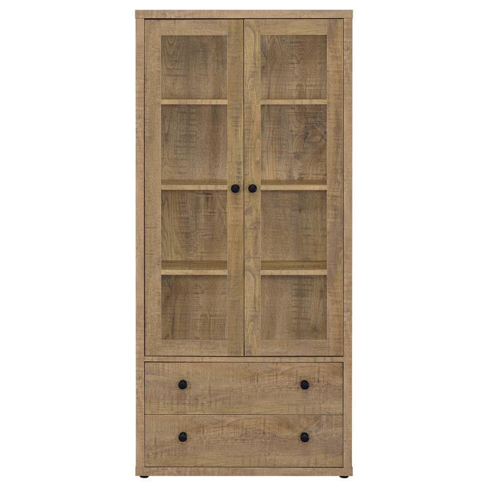 Hawthorne - 4-Shelf Glass Door Tall Cabinet With Drawers - Premium Display Cabinets from Coaster Fine Furniture - Just $389! Shop now at Furniture Wholesale Plus  We are the best furniture store in Nashville, Hendersonville, Goodlettsville, Madison, Antioch, Mount Juliet, Lebanon, Gallatin, Springfield, Murfreesboro, Franklin, Brentwood
