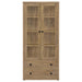 Hawthorne - 4-Shelf Glass Door Tall Cabinet With Drawers - Premium Display Cabinets from Coaster Fine Furniture - Just $389! Shop now at Furniture Wholesale Plus  We are the best furniture store in Nashville, Hendersonville, Goodlettsville, Madison, Antioch, Mount Juliet, Lebanon, Gallatin, Springfield, Murfreesboro, Franklin, Brentwood