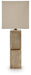 Laddner - Poly Table Lamp - Beige – Table Lamps by Signature Design by Ashley® at Furniture Wholesale Plus , Nashville furniture store