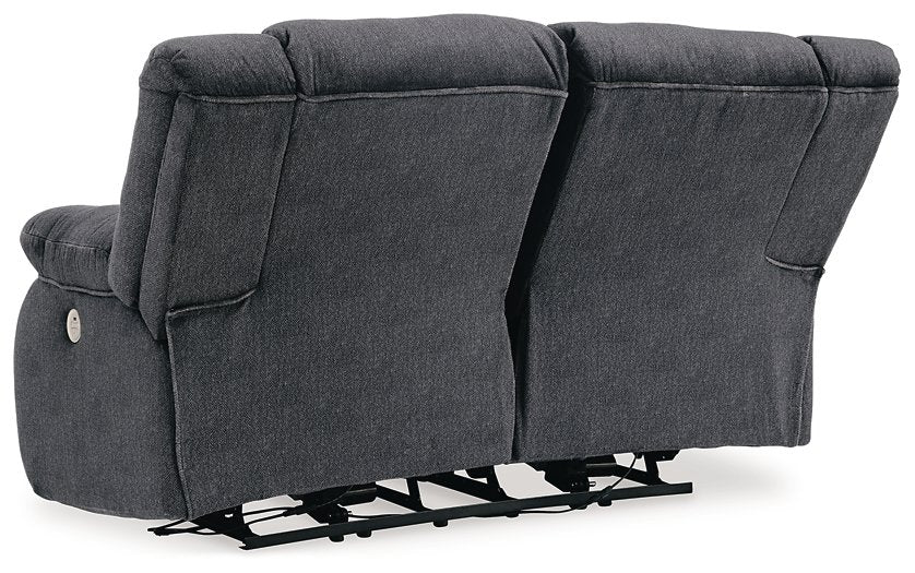 Burkner Power Reclining Loveseat - Premium Loveseat from Ashley Furniture - Just $869.52! Shop now at Furniture Wholesale Plus  We are the best furniture store in Nashville, Hendersonville, Goodlettsville, Madison, Antioch, Mount Juliet, Lebanon, Gallatin, Springfield, Murfreesboro, Franklin, Brentwood