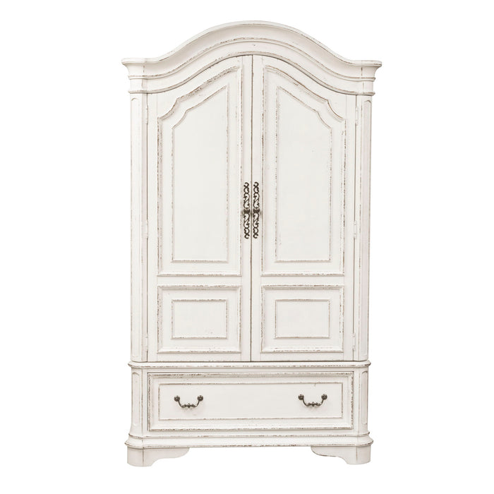 Magnolia Manor - Armoire - Antique White – Wardrobes by Liberty Furniture at Furniture Wholesale Plus , Nashville furniture store
