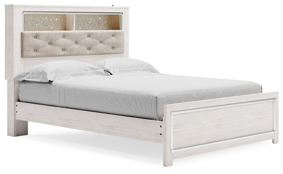 Altyra - Queen Panel Bookcase Bed With Roll Slats - White – Storage Beds by Signature Design by Ashley® at Furniture Wholesale Plus , Nashville furniture store