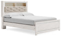 Altyra - Queen Panel Bookcase Bed With Roll Slats - White – Storage Beds by Signature Design by Ashley® at Furniture Wholesale Plus , Nashville furniture store