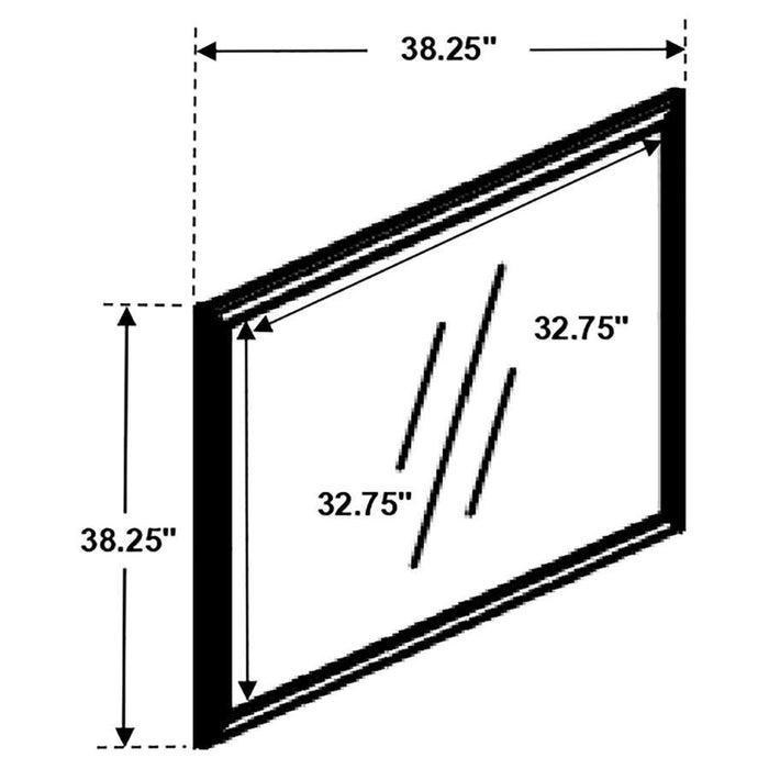 Louis Philippe - Mirror - Premium Bedroom Mirrors from CoasterEveryday - Just $99! Shop now at Furniture Wholesale Plus  We are the best furniture store in Nashville, Hendersonville, Goodlettsville, Madison, Antioch, Mount Juliet, Lebanon, Gallatin, Springfield, Murfreesboro, Franklin, Brentwood
