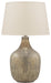 Mari - Gray / Gold Finish - Glass Table Lamp - Premium Table Lamps from Signature Design by Ashley® - Just $148! Shop now at Furniture Wholesale Plus  We are the best furniture store in Nashville, Hendersonville, Goodlettsville, Madison, Antioch, Mount Juliet, Lebanon, Gallatin, Springfield, Murfreesboro, Franklin, Brentwood