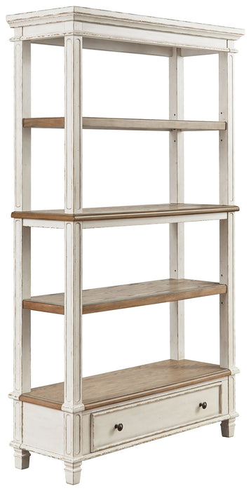 Realyn - Bookcase - Brown / White – Standard Bookcases by Signature Design by Ashley® at Furniture Wholesale Plus , Nashville furniture store