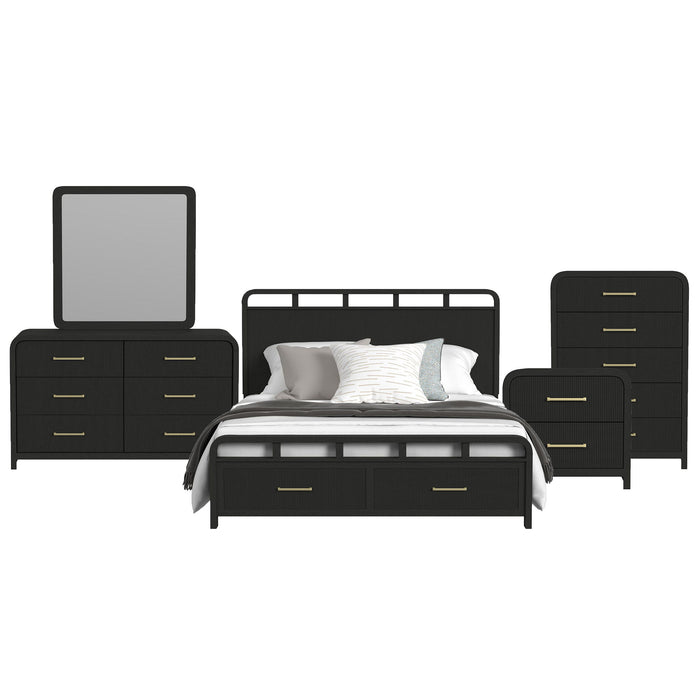 Ridgemont - Storage Bedroom Set – 3 Piece Bedroom Sets by Elements International at Furniture Wholesale Plus , Nashville furniture store