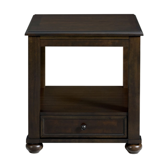 Wagner - End Table - Cherry – End Tables by Elements International at Furniture Wholesale Plus , Nashville furniture store