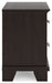 Covetown - Two Drawer Night Stand - Dark Brown – Accent Nightstands by Signature Design by Ashley® at Furniture Wholesale Plus , Nashville furniture store