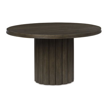 Radkin - Round Dining Room Table - Burnished Brown – Dining Tables by Signature Design by Ashley® at Furniture Wholesale Plus , Nashville furniture store