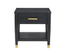 Yves - End Table - Black – End Tables by Steve Silver Furniture at Furniture Wholesale Plus , Nashville furniture store