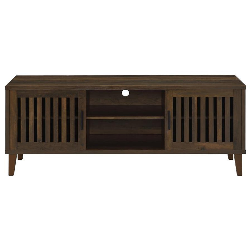 Sedona - 2 Door Engineered Wood TV Stand - Dark Pine – TV Stands by CoasterEveryday at Furniture Wholesale Plus , Nashville furniture store