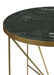 Eliska - Round Green Marble Top Accent Side Table - Antique Gold – Side Tables by CoasterEssence at Furniture Wholesale Plus , Nashville furniture store
