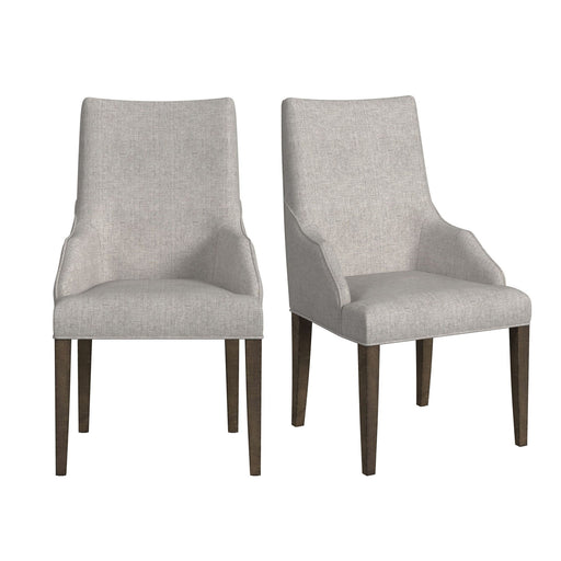 Yellowstone - Dining Host Chair (Set of 2) - Medium Brown – Chair Sets by Elements International at Furniture Wholesale Plus , Nashville furniture store