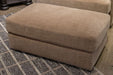 ChloeeAnne - Ottoman - Honey – Upholstered Ottomans by Benchcraft® at Furniture Wholesale Plus , Nashville furniture store