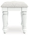 Kozlani - 3 Pc. - Vanity, Mirror And Stool - White – 3 Piece Bedroom Sets by Signature Design by Ashley® at Furniture Wholesale Plus , Nashville furniture store