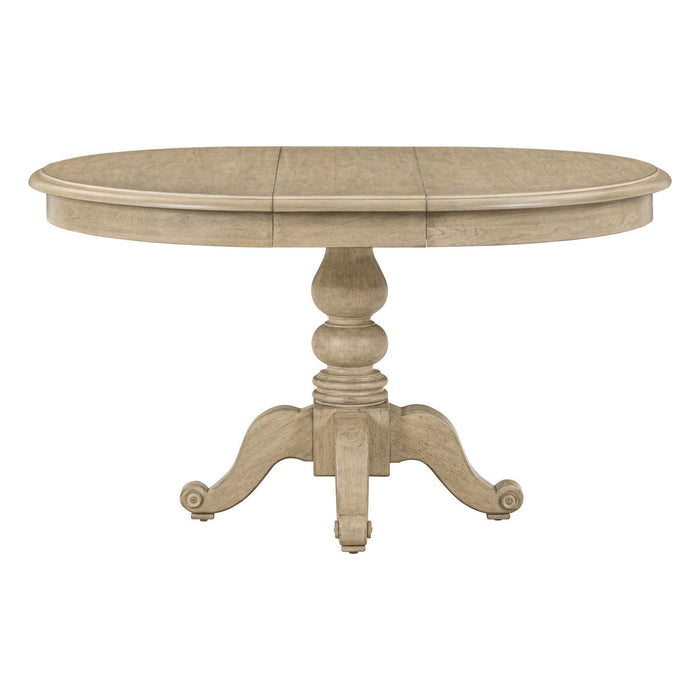 Summer House - Pedestal Table Set - Sand Dune – Dining Tables with Extensions by Liberty Furniture at Furniture Wholesale Plus , Nashville furniture store