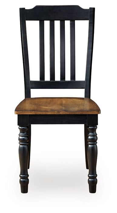 Clorazi - Dining Room Side Chair (Set of 2) - Black / Brown – Chair Sets by Signature Design by Ashley® at Furniture Wholesale Plus , Nashville furniture store