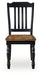 Clorazi - Dining Room Side Chair (Set of 2) - Black / Brown – Chair Sets by Signature Design by Ashley® at Furniture Wholesale Plus , Nashville furniture store