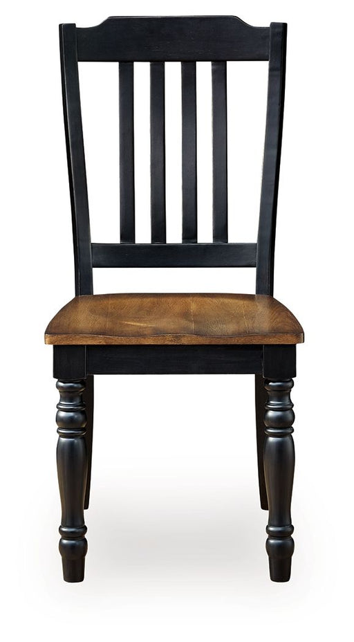 Clorazi - Dining Room Side Chair (Set of 2) - Black / Brown – Chair Sets by Signature Design by Ashley® at Furniture Wholesale Plus , Nashville furniture store