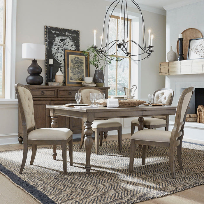 Americana Farmhouse - Optional Leg Table Set – 5 Piece Dining Room Sets by Liberty Furniture at Furniture Wholesale Plus , Nashville furniture store