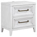 Marielle - 2-Drawer Nightstand Bedside Table - Distressed White – Accent Nightstands by CoasterEveryday at Furniture Wholesale Plus , Nashville furniture store